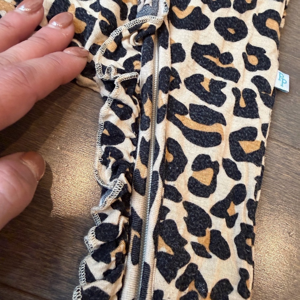 BUNDLE- Posh Peanut Leopard & Floral Print Kids Onesies - Picture 3 of 14